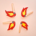Matchstick Clay Pin
