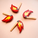 Matchstick Clay Pin