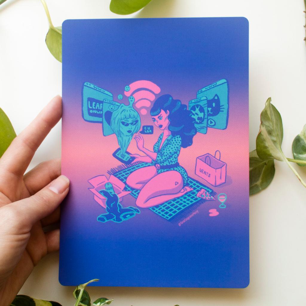 Internet Girl A5 Print